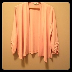 Est 1946 pink jacket with ruched sleeves size L